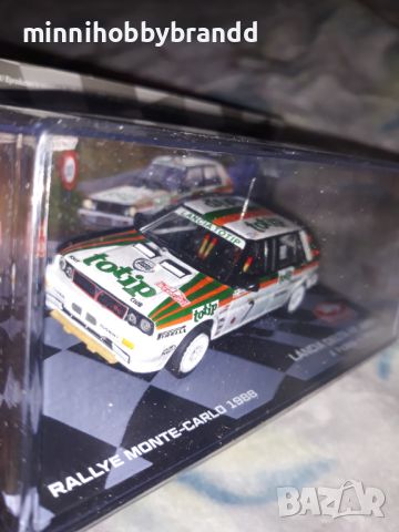 Lancia Delta HF 4WD Rally Monte-Carlo 1988 A.Fiorio-L.Pirollo  1.43 Eaglemoss. Top model., снимка 5 - Колекции - 46572338