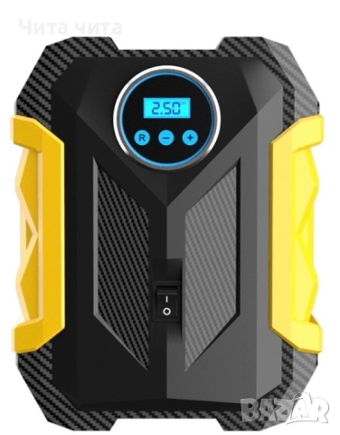 Автомобилна портативна въздушна помпа с безжичен цифров дисплей, снимка 2 - Друга електроника - 52620450