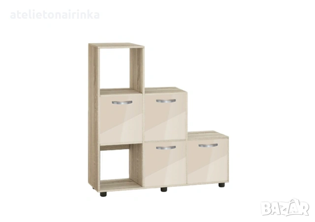 Етажерка Кубо 6 с четири вратички постформинг, снимка 3 - Етажерки - 53882476