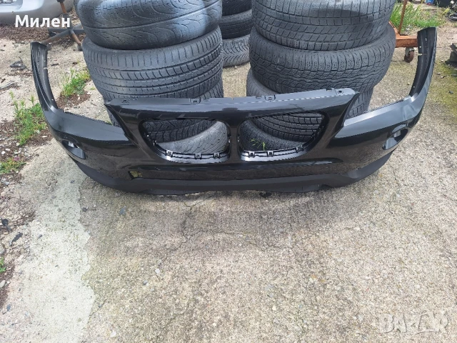 BMW X1 E84 LCI Facelift X-Line 2012-2015 Година Предна Броня Оригинална Със Спойлер БМВ Х1 Фейслифт , снимка 7 - Части - 50482052