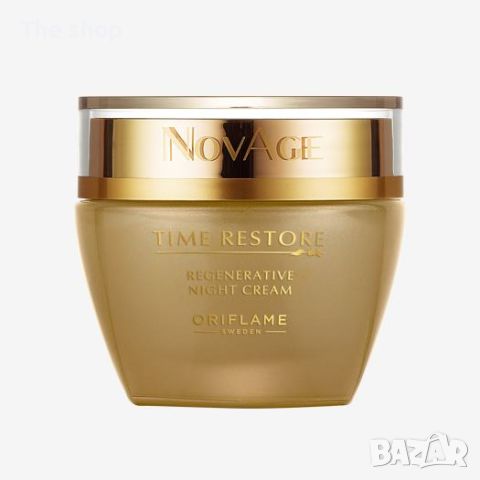 Възстановяващ нощен крем NovAge Time Restore (012), снимка 1 - Козметика за лице - 45507323