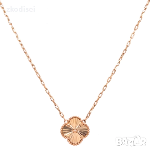 Златно колие Cleef 5,23гр. 44,0см. 14кр. проба:585 модел:34489-6, снимка 2 - Колиета, медальони, синджири - 52361490