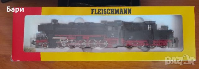 Локомотив Fleischmann  4175 HO Gauge Клас BR 50 058 2-10-0 на DB DCC, снимка 4 - Други ценни предмети - 45491505