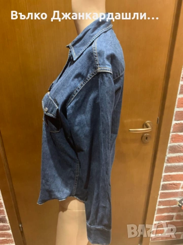 Риза деним Calvin Klein Jeans, размер М, снимка 13 - Ризи - 53768571