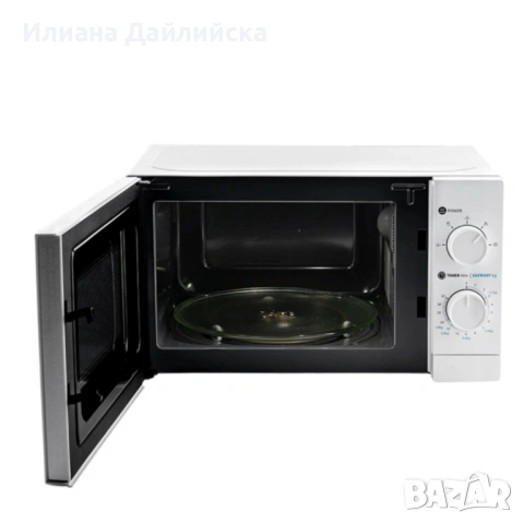 Микровълнова фурна MUHLER MO-5009 20L – 700W, механичен контрол., снимка 3 - Микровълнови - 54031921