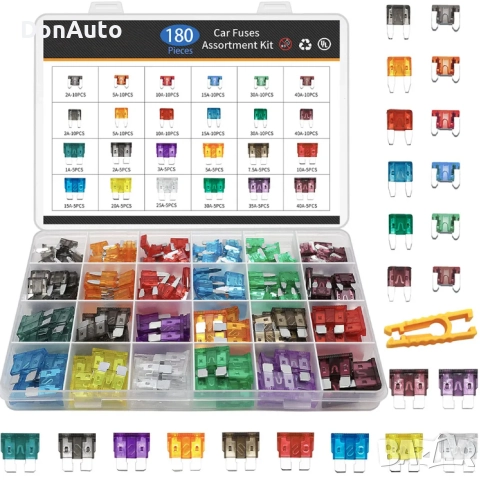 Комплект автомобилни предпазители/бушони, снимка 4 - Аксесоари и консумативи - 51477097