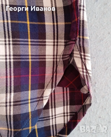 ГОЛЯМ TOMMY HILFIGER 3-4XL НОВА БЕЗ ЕТИКЕТ оригинална риза plaid shirt Томи Хилфигър, снимка 9 - Ризи - 53659642