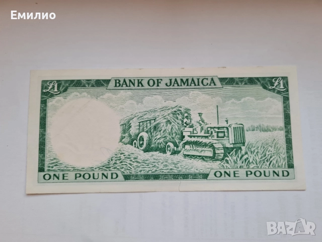 JAMAICA 🇯🇲 1 POUND ND 1961 AUNC , снимка 2 - Нумизматика и бонистика - 51579101