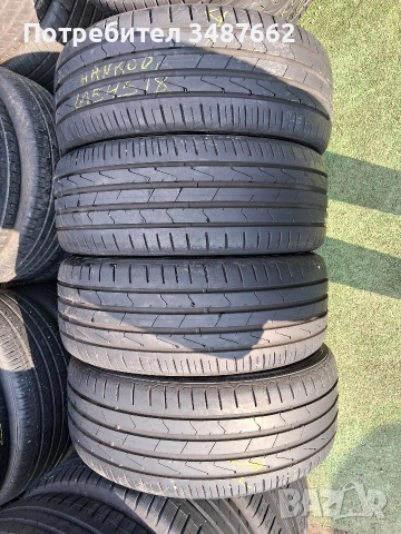 215 45 18. HANKOOK 4броя летни гуми 