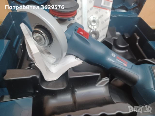 Bosch gws18v-10 със pro core 8ah, снимка 2 - Куфари с инструменти - 45211441