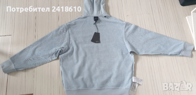 Armani Exchange A/X Milano Cotton  Oversize Mens Size S / M НОВО! ОРИГИНАЛ! Мъжкo Худи!, снимка 2 - Спортни дрехи, екипи - 52350657