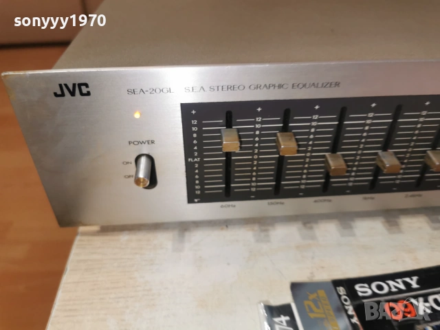 JVC EQUALIZER-MADE IN JAPAN 1203261911LCHERY1, снимка 2 - Ресийвъри, усилватели, смесителни пултове - 53816029