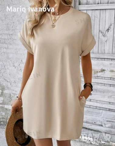 лятна рокля- размер M/L . материя полиестер вискоза, еластан., снимка 2 - Рокли - 50737512