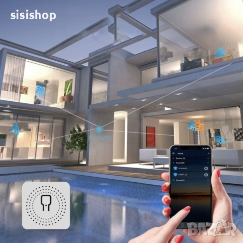 Смарт WiFi Модул Реле 16A – Интелигентен Контрол за Осветление и Климатизация  3990, снимка 10 - Друга електроника - 53610469