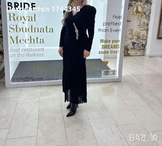Черна Рокля, снимка 3 - Рокли - 54213506