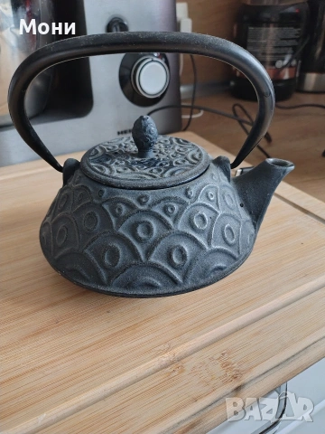 Японски чайник SEN SU от ja-unendlich, черен, чугунен чайник