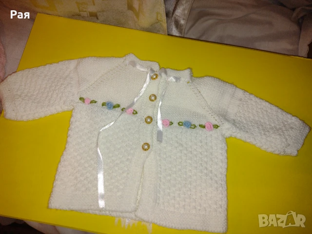 Лот  5 броя плетени блузи + одеало , снимка 10 - Други - 50669171