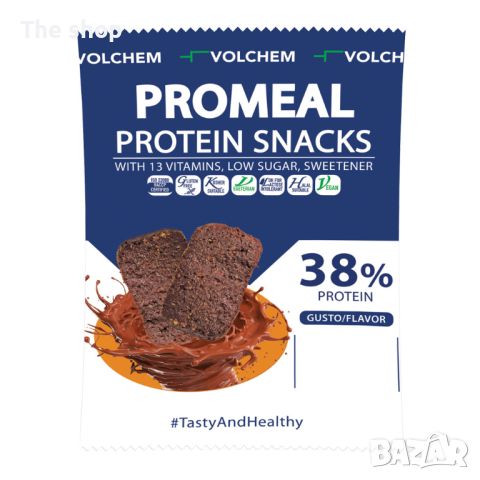 Promeal® Protein Snacks (бисквитки) лешник - 37,5 гр (009), снимка 1 - Хранителни добавки - 46142017