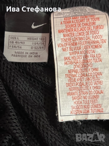 Уникален оригинален спортен черен панталон долнище Nike Найк класически модел дишаща материя, снимка 4 - Спортни дрехи, екипи - 51700539
