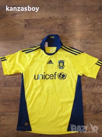 Adidas  2012-13 Brondby  Home Unicef Denmark - колекционерска тениска , снимка 4 - Тениски - 46248046