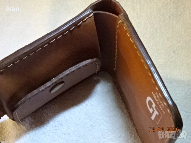 мъжки портфейл /ръчна изработка/, снимка 4 - Портфейли, портмонета - 51596762