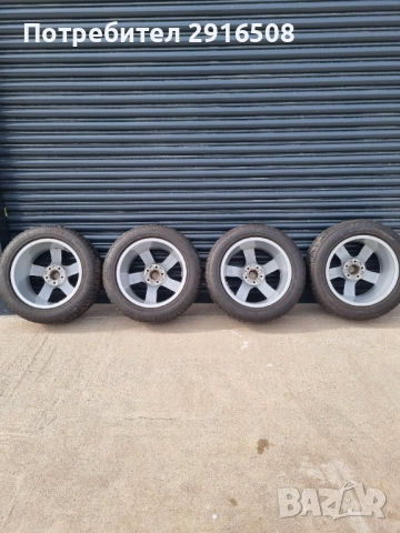Оригинални Ауди джанти 17 5х112 ЕТ37  с зимни гуми 225 55 17 , снимка 4 - Гуми и джанти - 52087551
