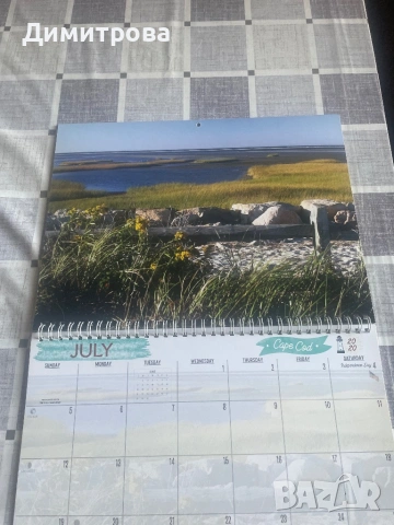 Календар - /настолен и стенен/ - Roma 2015, Paris 2016, Cape Cod 2020, снимка 9 - Декорация за дома - 50048063