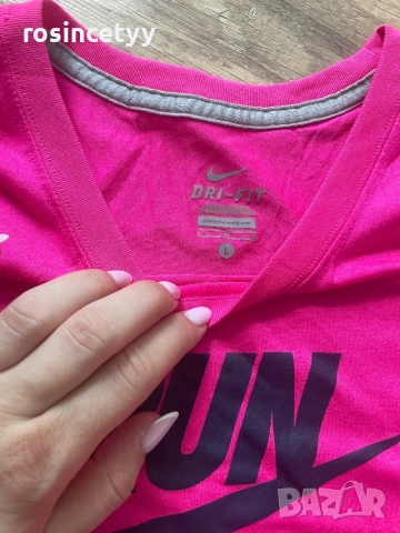 Неонова тениска Nike, снимка 3 - Тениски - 51860180