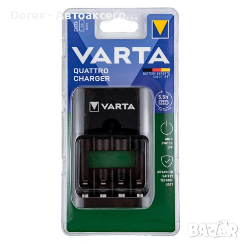 Зарядно за батерии VARTA USB за AA и AAА, снимка 2 - Друга електроника - 53800299