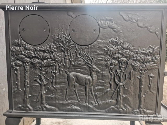 Чугунена печка на дърва , снимка 6 - Камини - 53852542