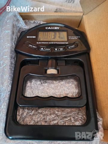 Camry Дигитален ръчен динамометър Измервател на силата на захващане  до 90 кг. НОВ, снимка 5 - Други спортове - 46304952