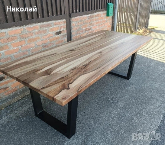 трапезна маса масив орех, снимка 11 - Маси - 53541307