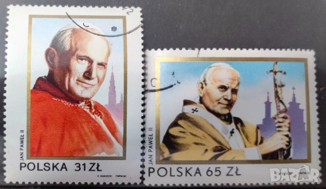 Полша, 1983 г. - лот марки на тема спорт, изкуство, история, папа, архитектура, носии, бокс, снимка 3 - Филателия - 53304774