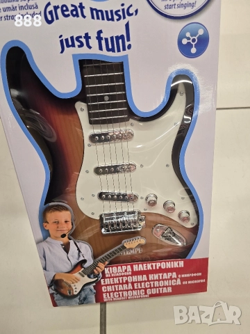 детска електрическа китара, снимка 2 - Музикални играчки - 52845312