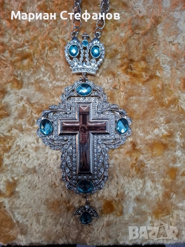 Свещенически Кръст нагръден, снимка 5 - Колиета, медальони, синджири - 48400076
