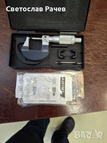 mitutoyo Микрометър, снимка 6 - Шублери - 53739273