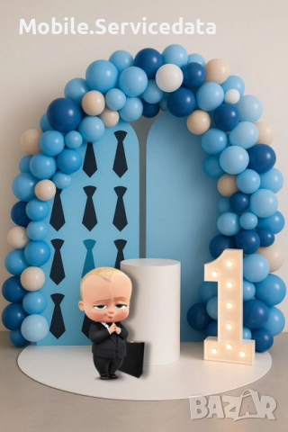 Детска фотозона за рожден ден – Бос бебе, Спайдърмен, Русалка, снимка 2 - Декорация - 52793752