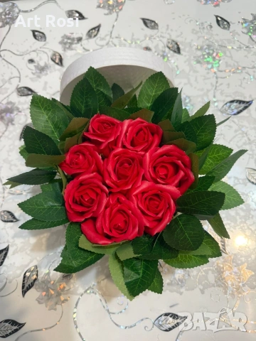 Подаръчни кутии с рози. , снимка 8 - Подаръци за жени - 53671505