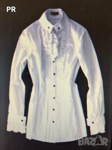 Дизайнерски бели ризи Галинел , снимка 3 - Ризи - 45698575