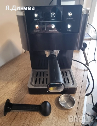 Кафемашина Klarstein в черен цвят , снимка 3 - Кафемашини - 53601466