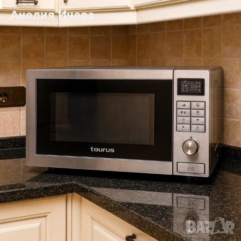 Микровълнова фурна за вграждане Taurus Elbrus цифрова 9 режима , снимка 4 - Микровълнови - 51485999