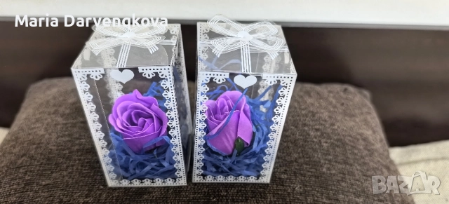 Роза в кутия , снимка 2 - Романтични подаръци - 51954145