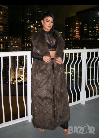 Дамско палто без ръкави, снимка 4 - Палта, манта - 53567236