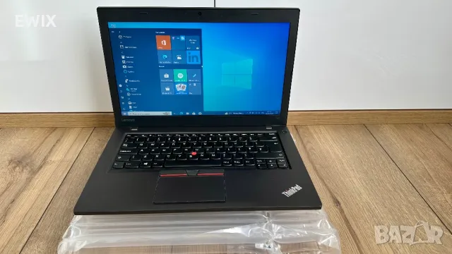 Лаптоп Lenovo ThinkPad T460 14” Intel i5-6300u 8GB RAM 256GB SSD Win10, снимка 1 - Лаптопи за работа - 47299561