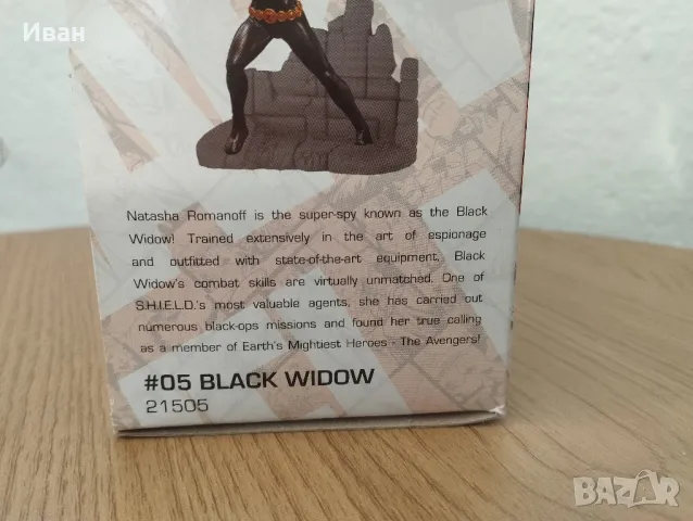 Колекционерска фигурка Black Widow Marvel Schleich #05 21505, снимка 5 - Фигурки - 49957239