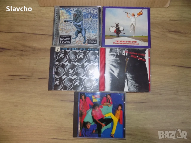 Компакт дискове на рок групата - The Rolling Stones/ 5 албума/ 5 БРОЯ