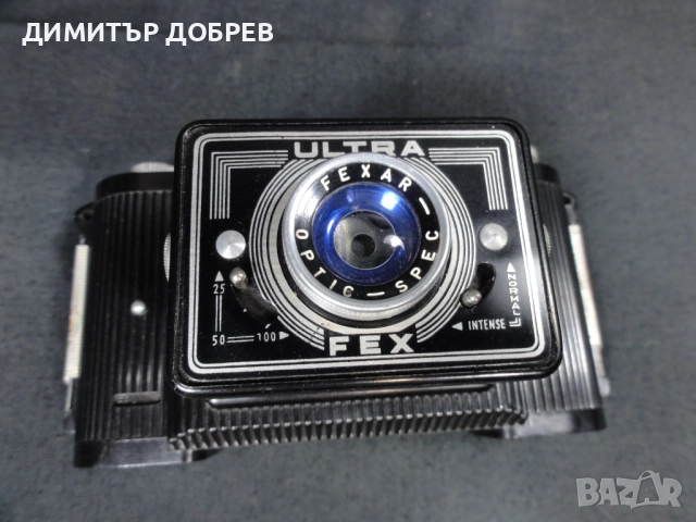 СТАР РЕТРО БАКЕЛИТОВ ФОТОАПАРАТ FEX ULTRA FRANCE, снимка 5 - Антикварни и старинни предмети - 52673824