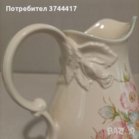 Рядка Находка ST MICHAEL-MARKS AND SPENSERS Винтаж красив флорален дизайн на роза-декоративна кана , снимка 5 - Вази - 45198166