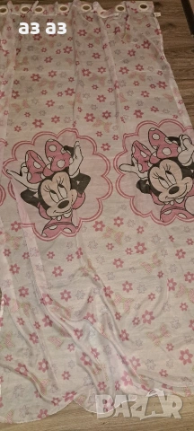 перде за детска стая на момиче Disney Minnie Mouse/барбарон 