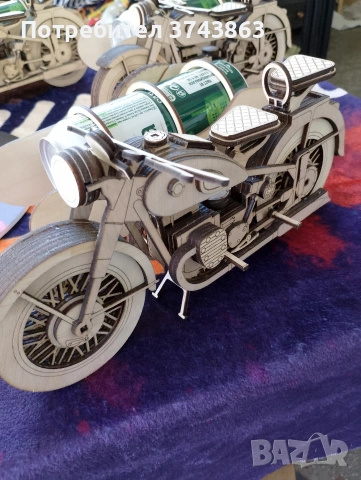 дървен мотор превозваш кенче , снимка 6 - Декорация за дома - 54162584